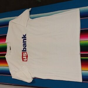 Vtg US Bank Crew neck Short Sleeve White T-Shirt XL